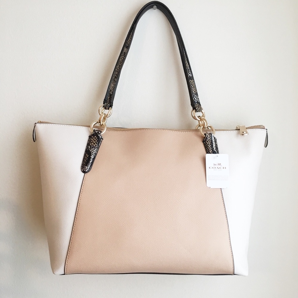 COACH | ava beechwood exotic trim tote F38308 - Picture 8 of 8